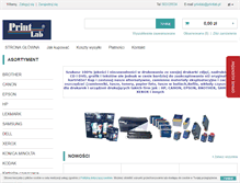 Tablet Screenshot of printlab.pl